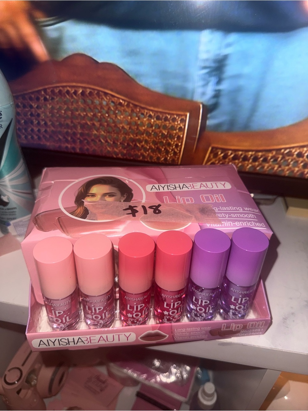 Lip Oil Set — Pink, Coral & Purple Shades